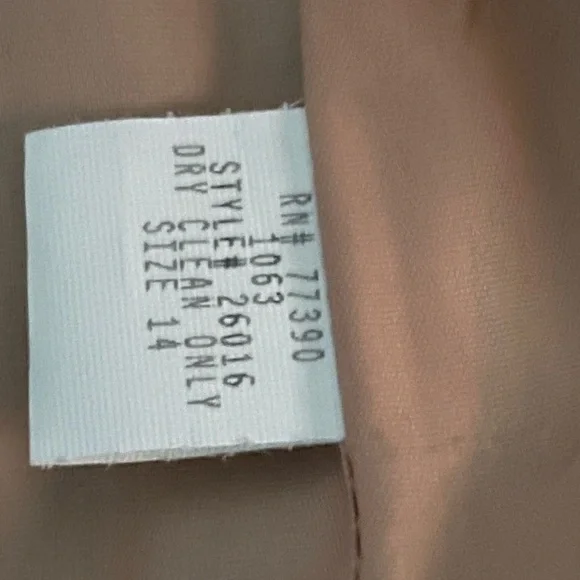 100% wool long blazer SZ 14 - Picture 5 of 6